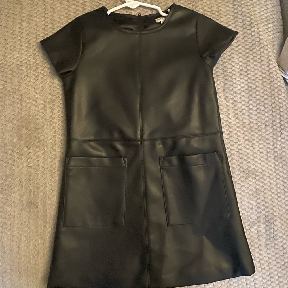 Habitual Faux Leather Dress